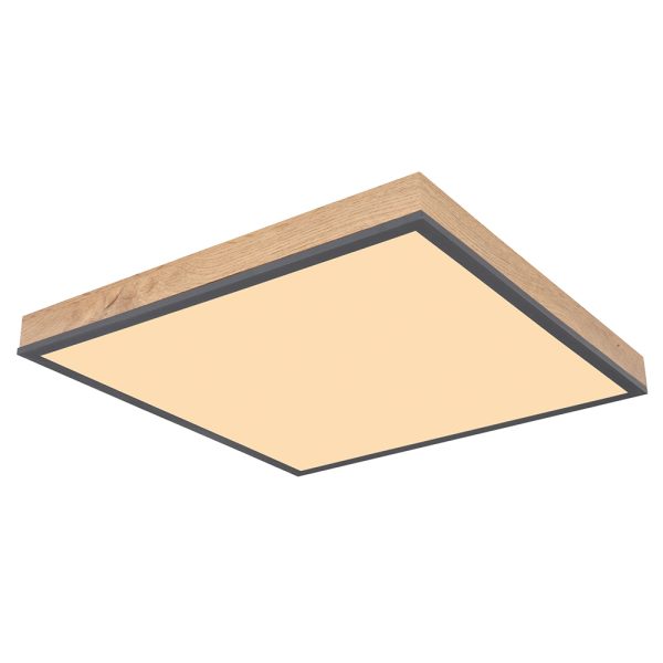 LED Deckenleuchte grau