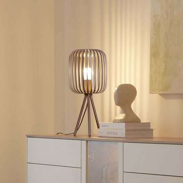 Tischleuchte Romanzzina bronze