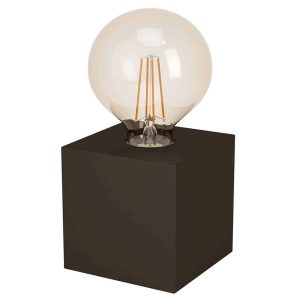 Tischleuchte Stahl bronze