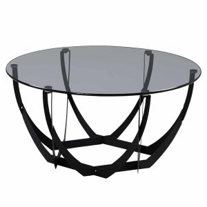 Couchtisch Sicherheitsglas grau