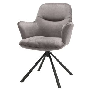 Armlehnstuhl silberfarben