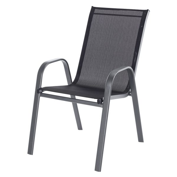 Stapelstuhl anthrazit