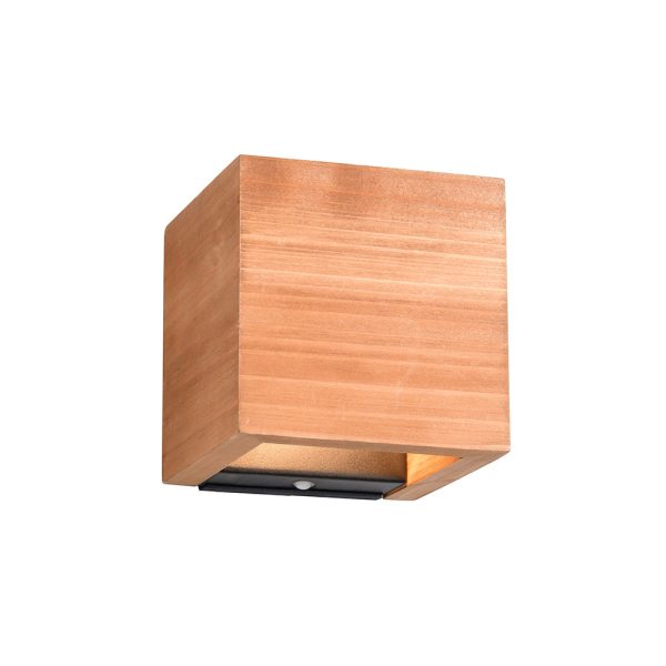 LED Wandleuchte Holz
