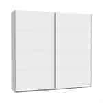 Schwebetürenschrank weiß