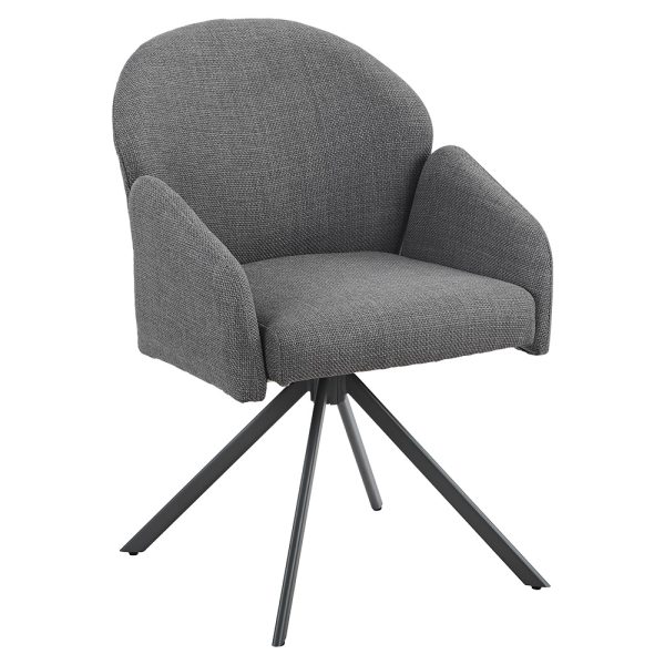 Armlehnstuhl Hanka grau