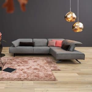 Polstergarnitur Signa grau