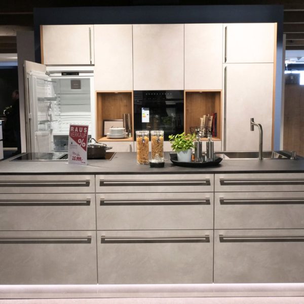 Einbauküche Lima grau