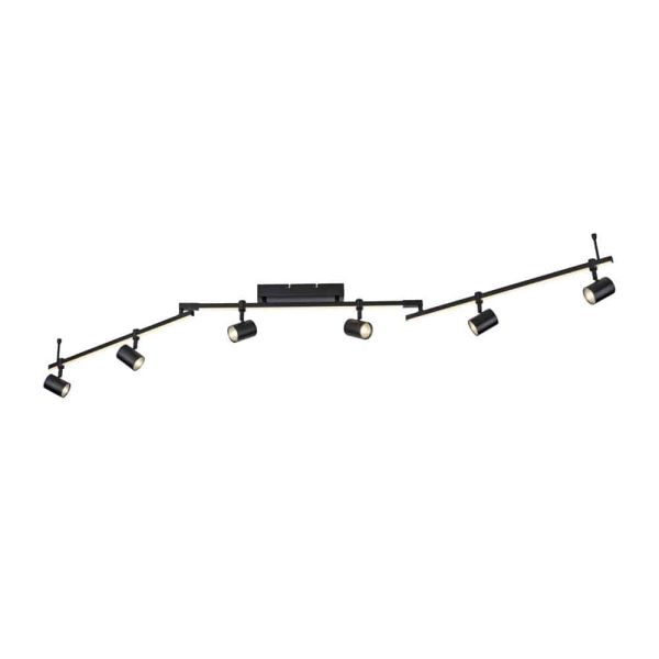 LED Strahler Barik 7flg schwarz