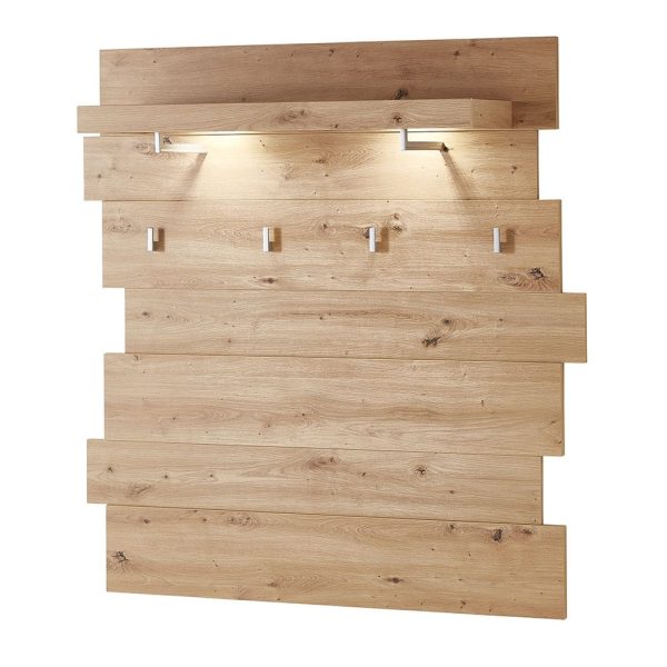 Garderobenpaneel Siana Artisan Eiche Nachbildung
