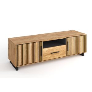 TV-Kommode Panagiota Eiche teilmassiv geölt