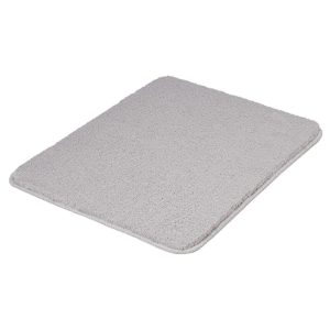 Badteppich silber