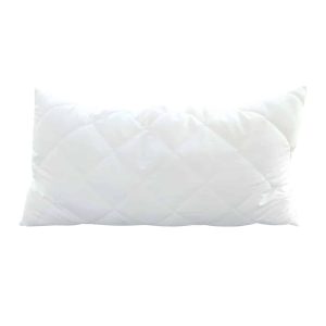 Kopfkissen Karo weiß 40x80 cm