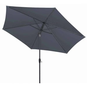 Kurbelschirm anthrazit