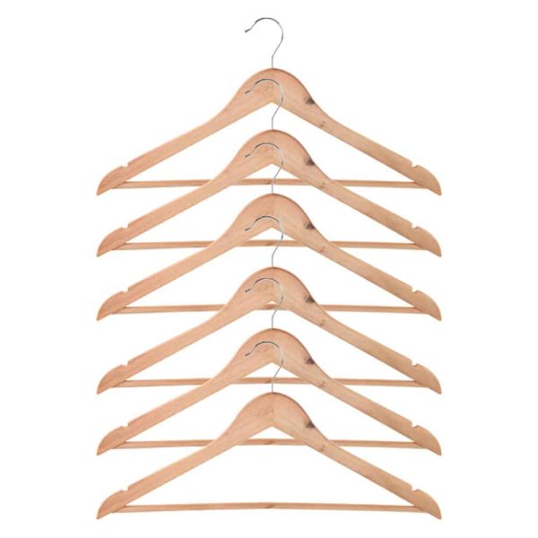 Kleiderbügel Set 6-teilig Holz