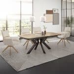 Holz-Ausziehtisch, bis 270cm