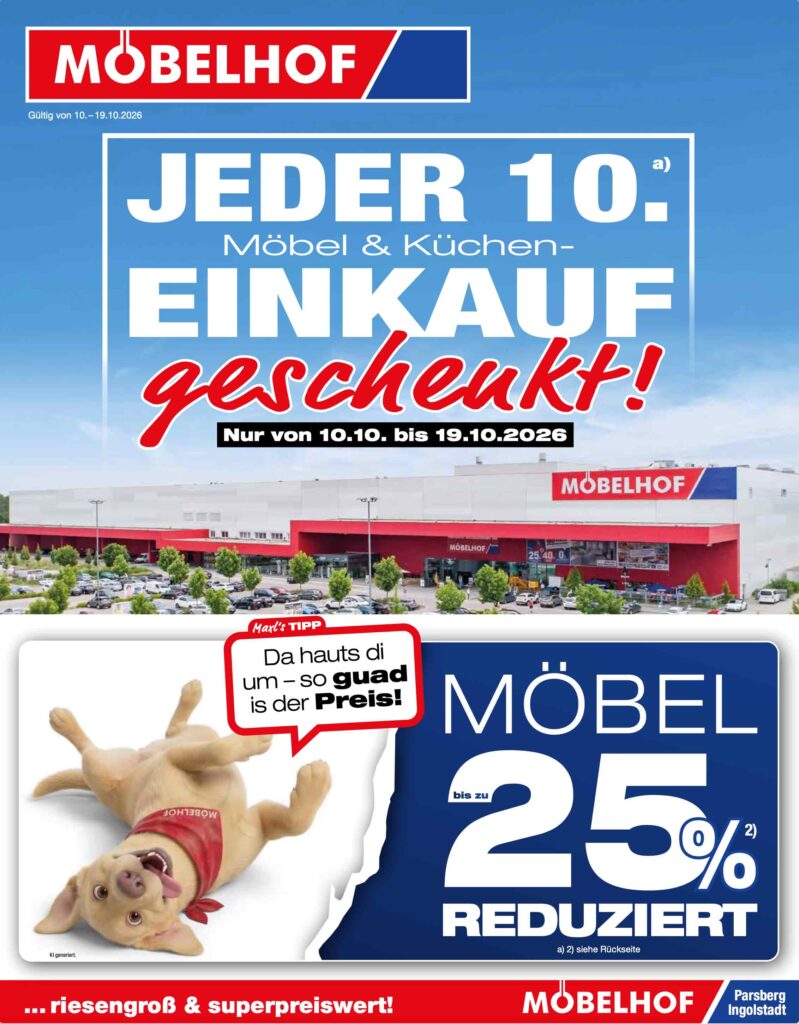 Prospekte // Möbelhof Parsberg & Ingolstadt